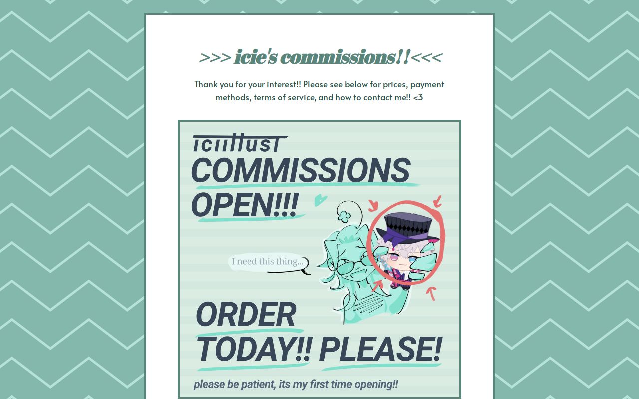 icie's commisions!